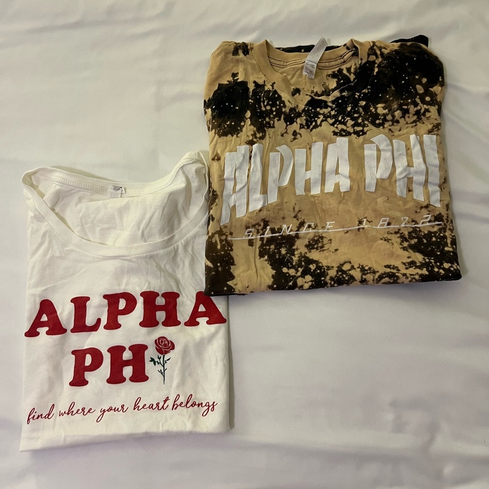 Alpha Phi shirts